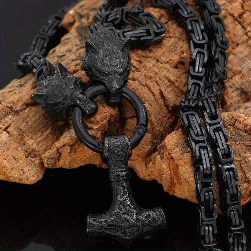 Stainless Steel Chain Pendant Men's Necklace