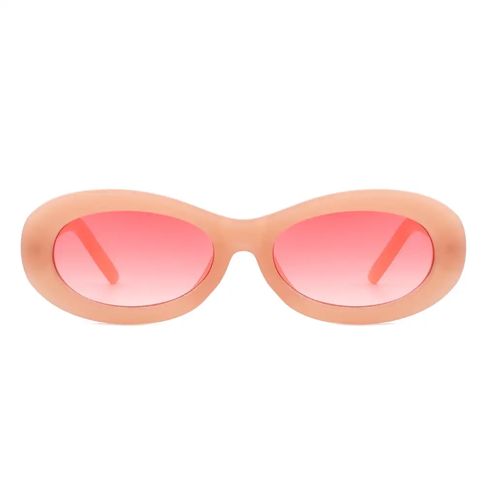 Oval Retro Narrow Small S Round Sunglasses