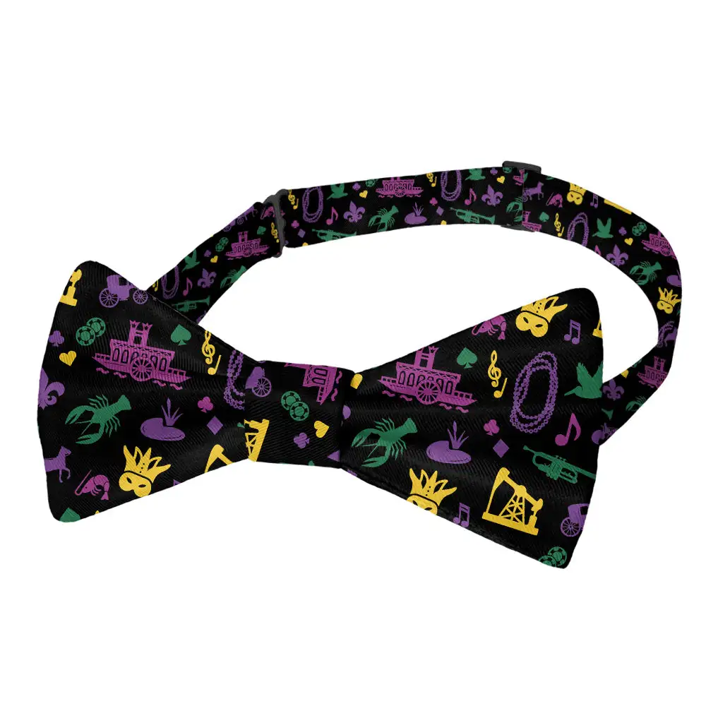 Pelican Crawfish Heritage Motif Bow Tie