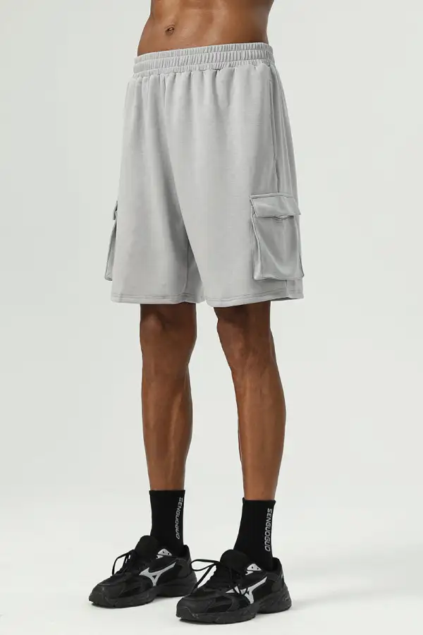 Quick Dry Breathable Side Pocket Athletic Shorts