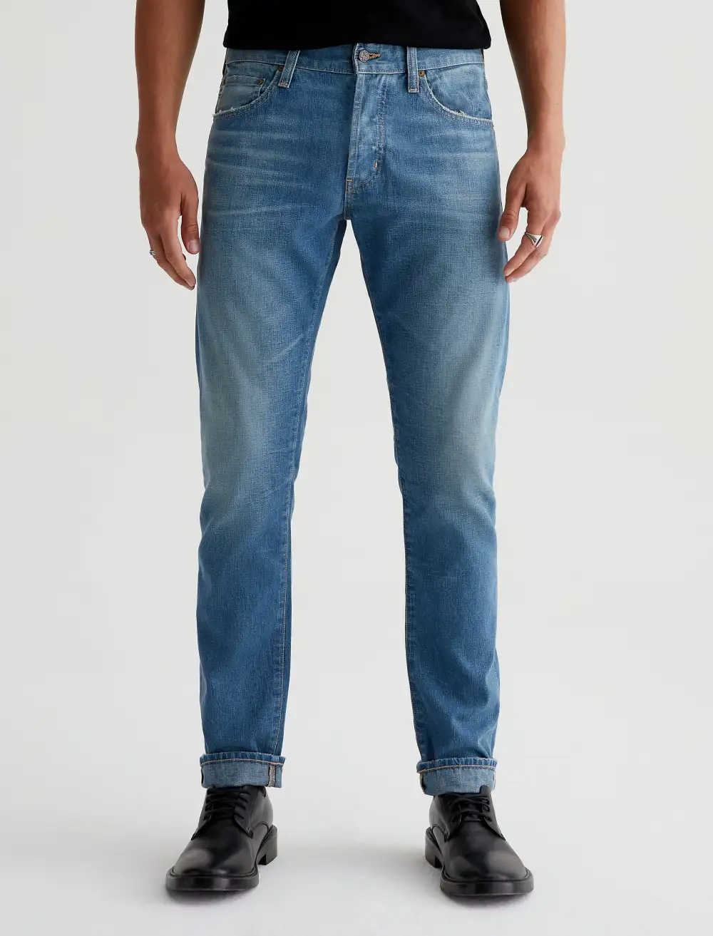 Men's Slim Straight Selvedge Jeans