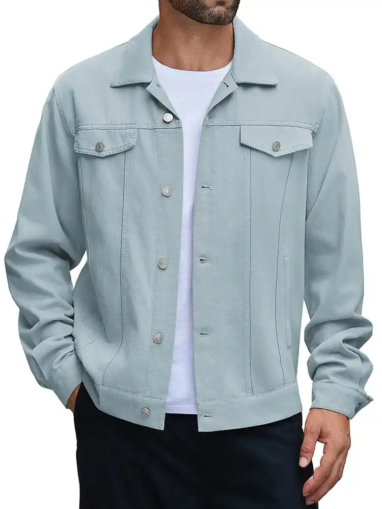 Leisure Cotton Denim Jacket