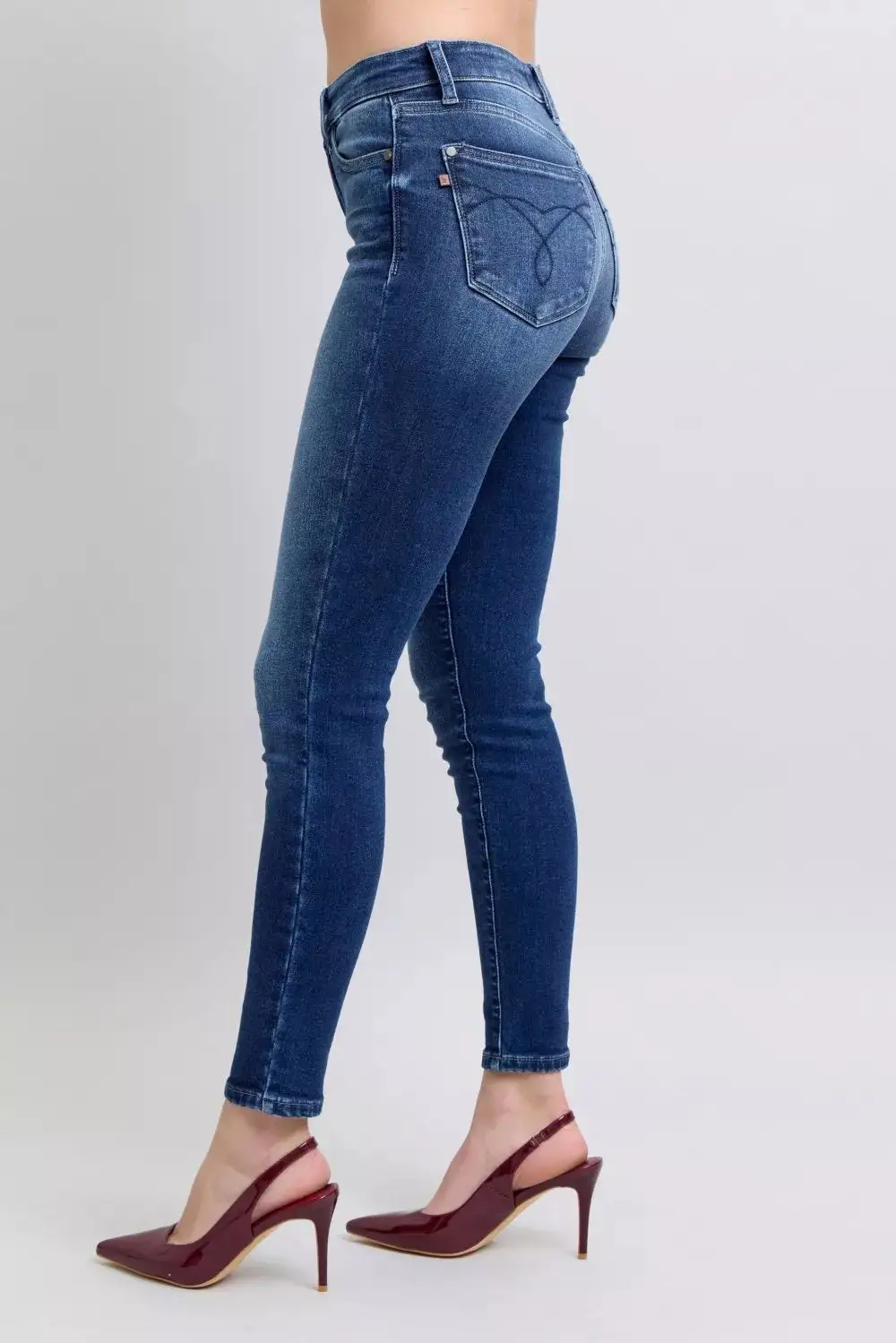 Denim Skinny Fit Pocketed Casual Jeans