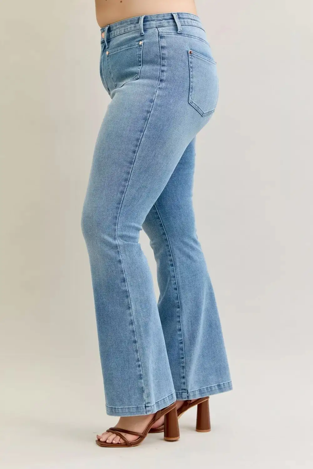 Mid Rise Bootcut Jeans