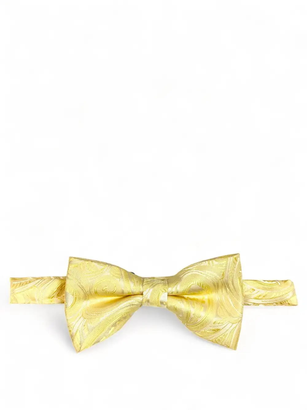 Composed Paisley Polyester Pre-Tied Bow Tie