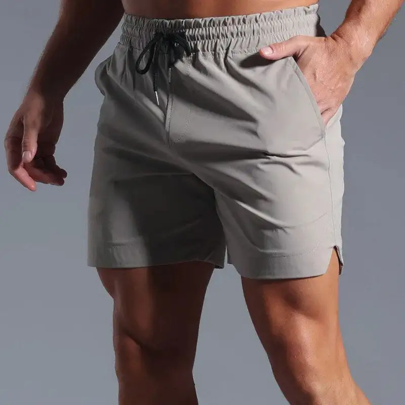 Men's Quick-Dry Mid-Thigh Training Shorts