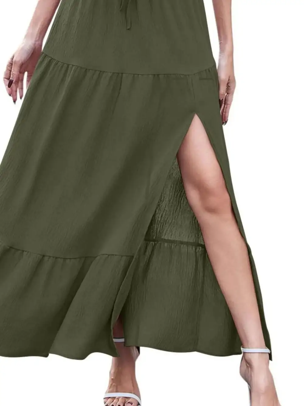 Slit Maxi Skirt
