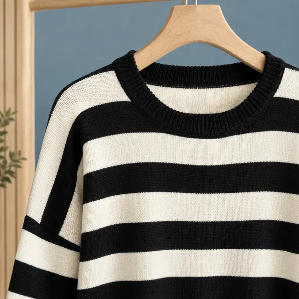 Striped Knit Set