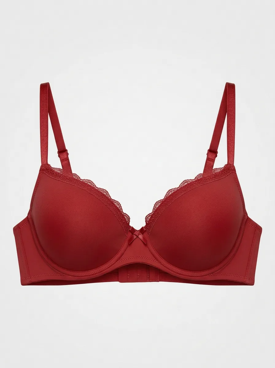 Women's Modern Padded Lace-Trim Bra