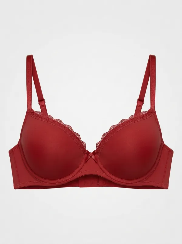 Women's Modern Padded Lace-Trim Bra