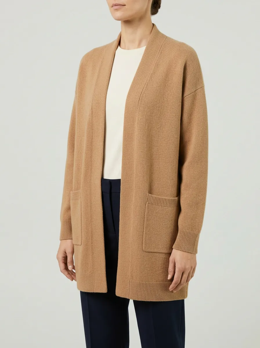 Women's Open-Front Knit Cardigan