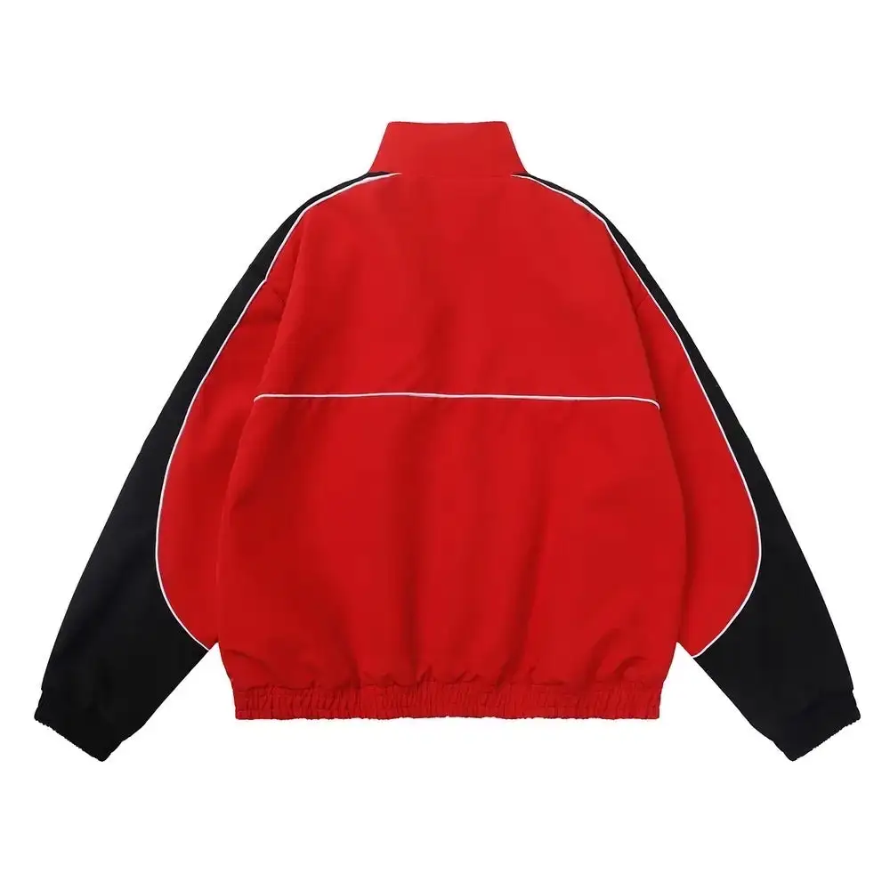 Star Print Zipper Jacket
