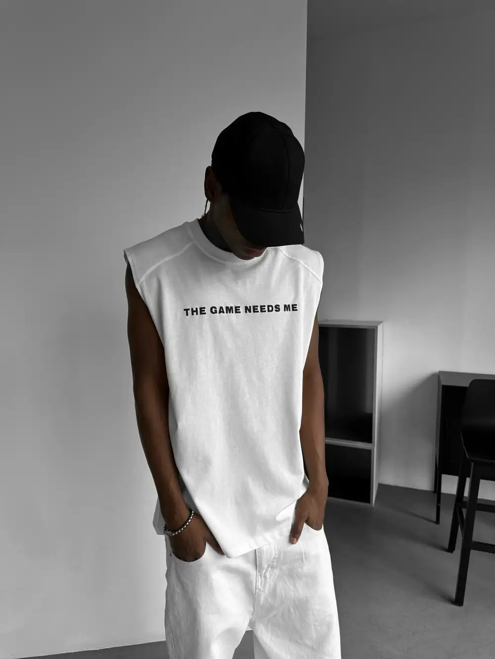 Relaxed Sport Inspired Tank Top
