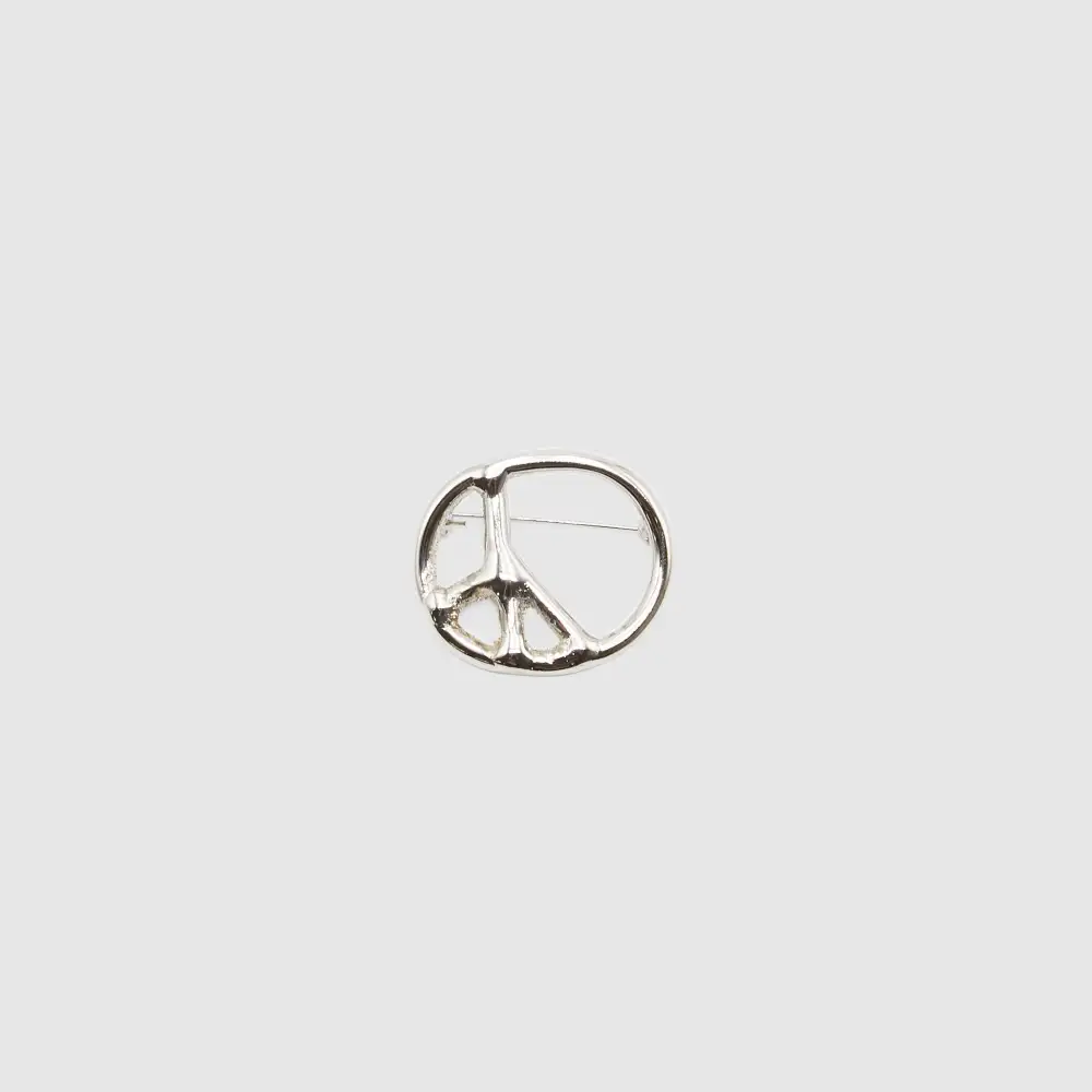 Peace Symbol Brooch