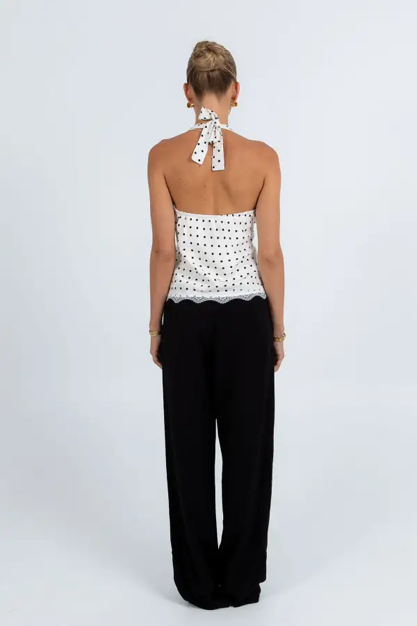 Polka Dot Halter Top