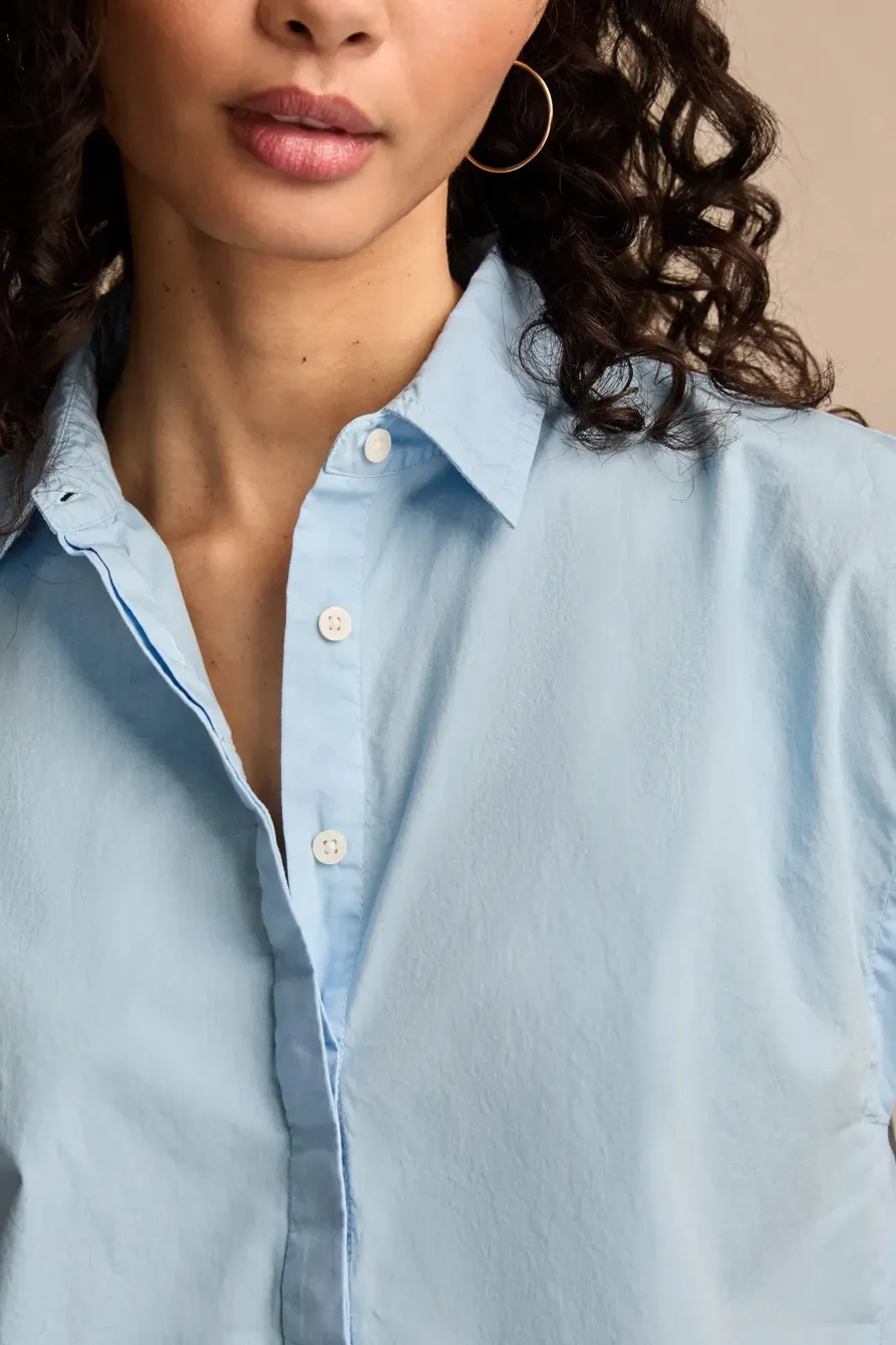 Sleeveless Cotton Tunic Buttondown