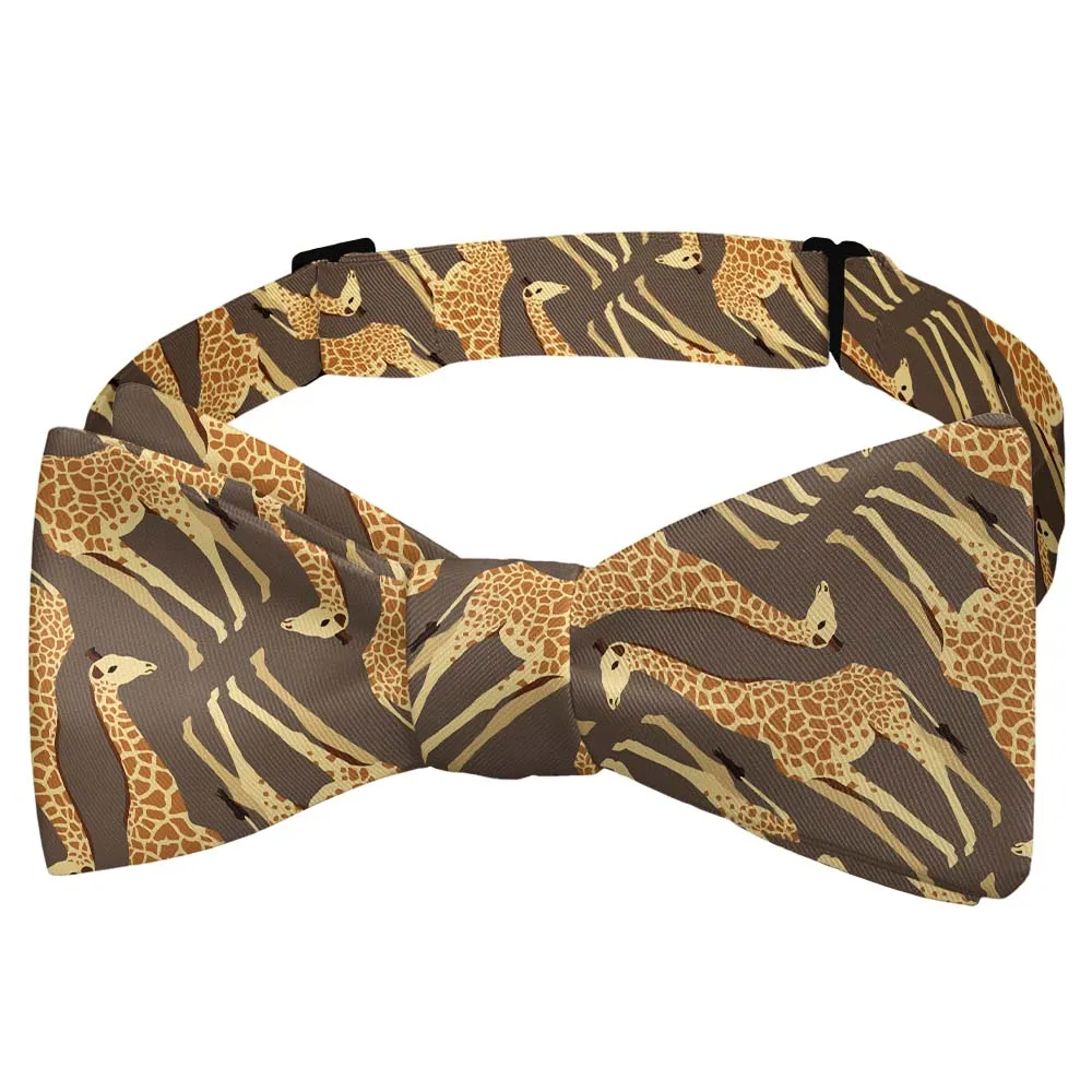 Giraffe Pattern Bow Tie