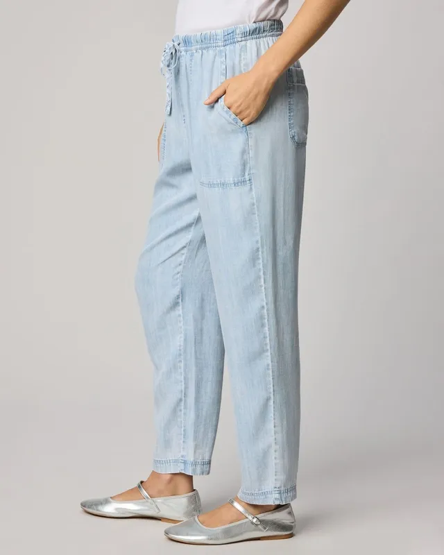 Angie Indigo Straight Pants