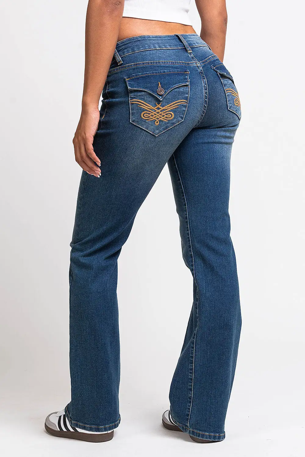 Easy Style Low Rise Bootcut Jeans