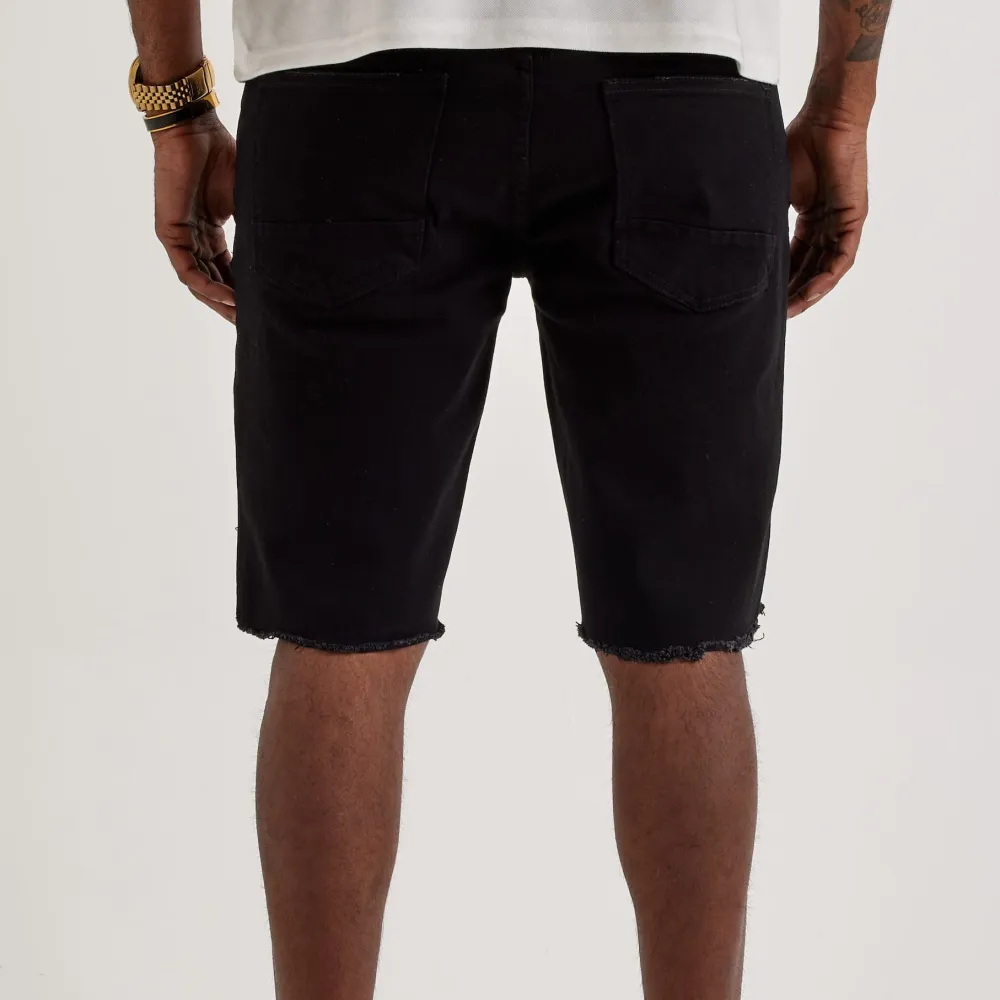 Rip Off Denim Shorts