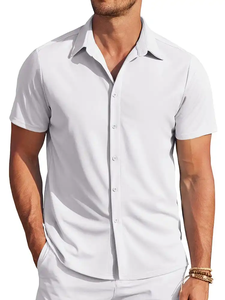 Casual Wrinkle Free Stretch Shirt