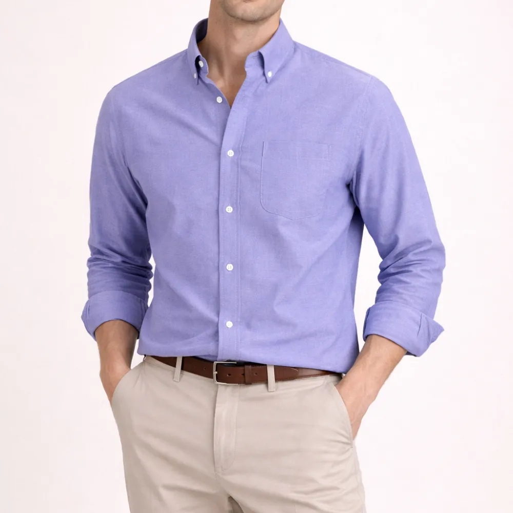 Chest Pocket Classic Long Sleeve Shirt