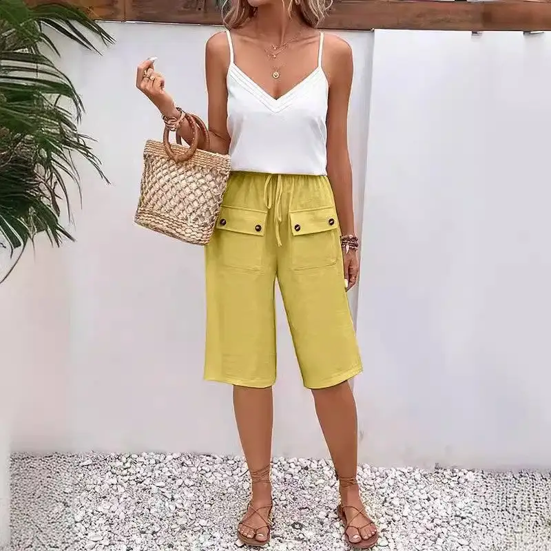 Women's Loose Fit Cargo Shorts