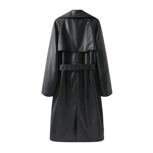 Tailored Patch Pocket Trench Coat