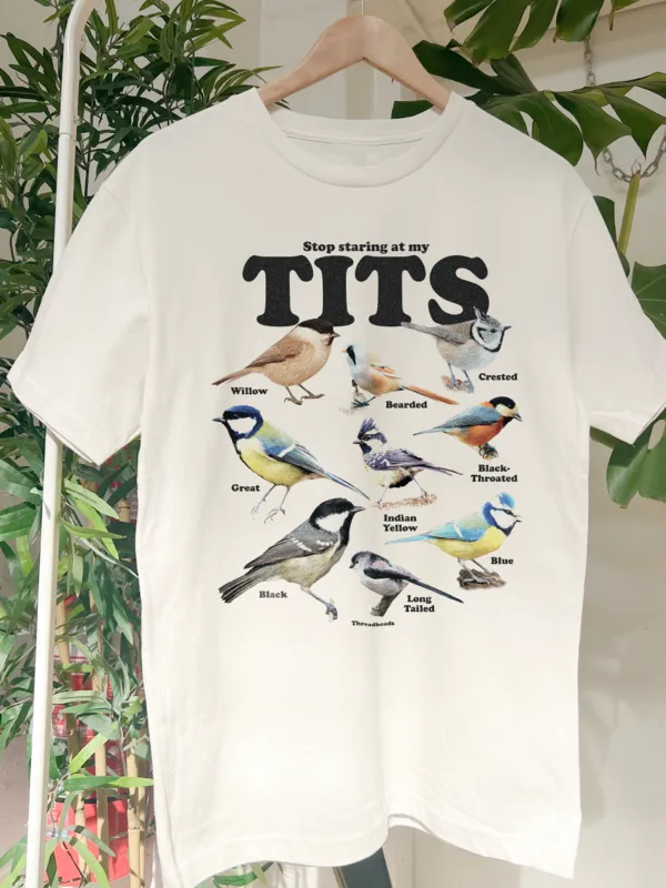 Bird Graphic Casual Printed T - Shirt