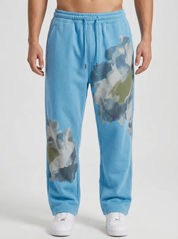 Unisex Abstract Camouflage Print Joggers