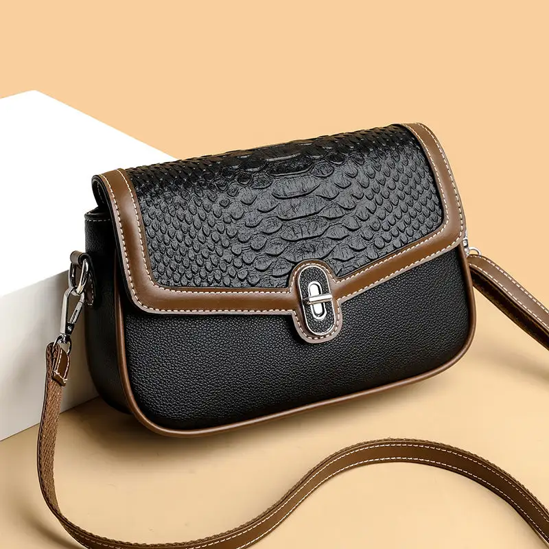Minimal Textured Crossbody Bag