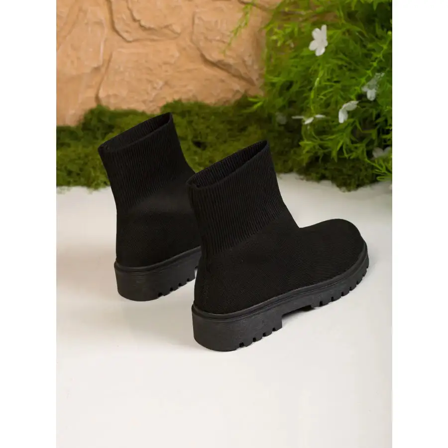 Knit Ankle Boots with Sock Like Comfort
