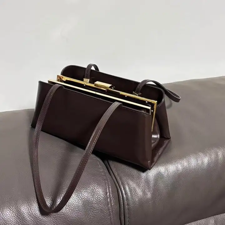 Textured Structured Saddle Bag
