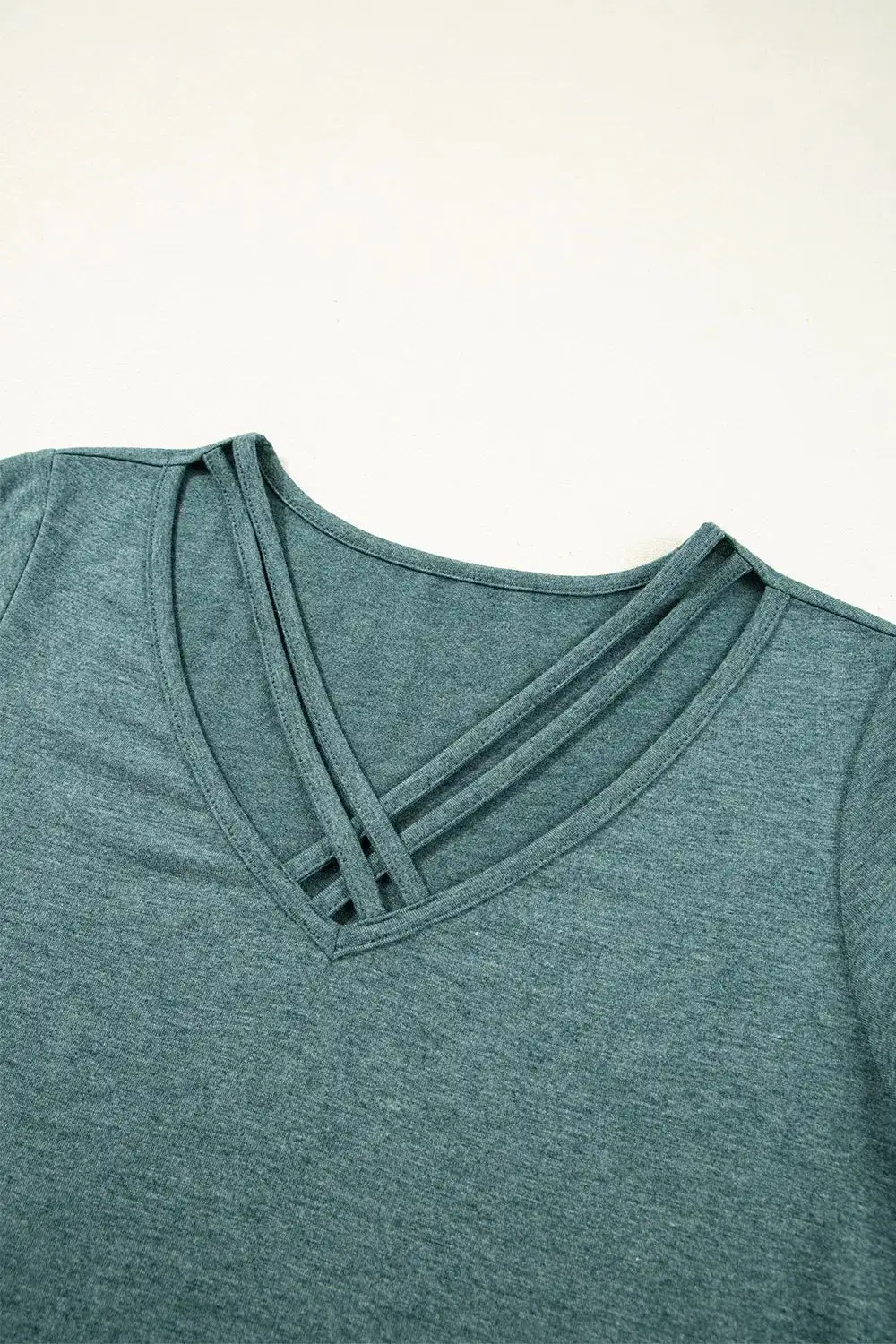 Effortless V-Neck Short-Sleeve T-Shirt