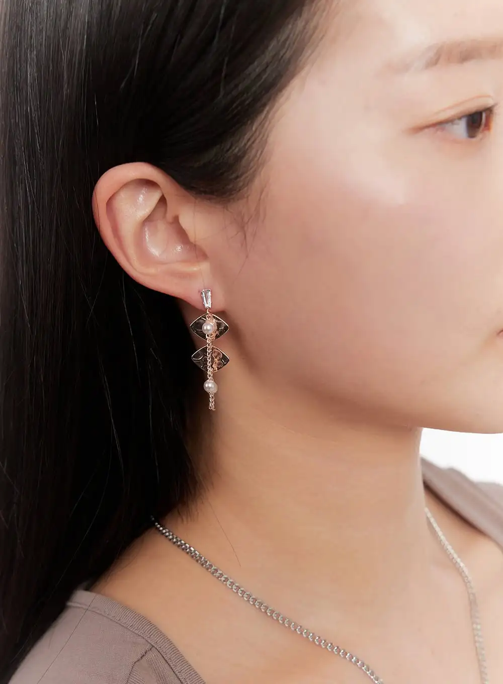 Stainless-Steel Romantic Earrings