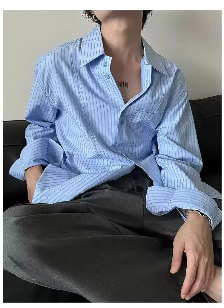 Slouchy Striped Shirt