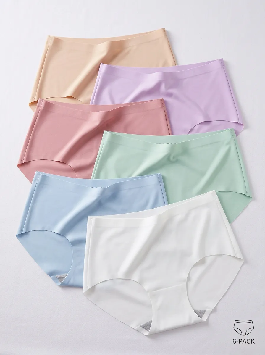 Women's Seamless Mid-Rise 6-Pack Shaping Briefs