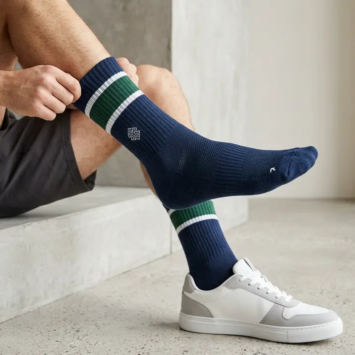 Men's Casual Stripe Sport Socks