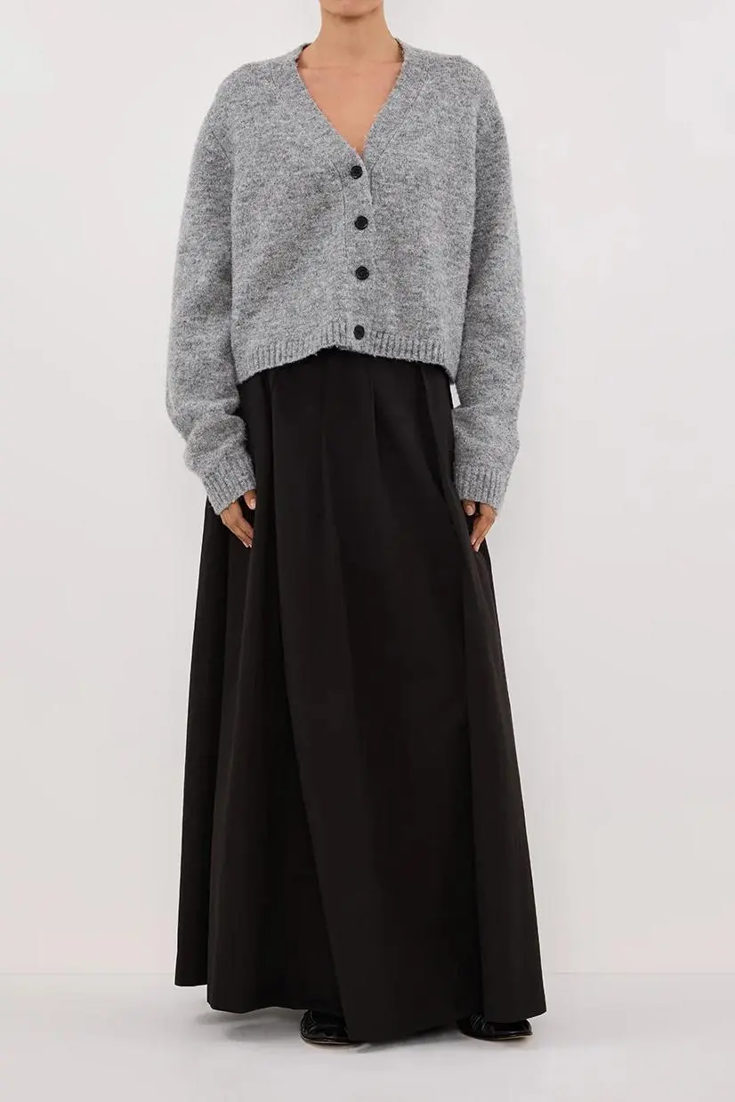 SILVER MARLE KNIT CARDIGAN