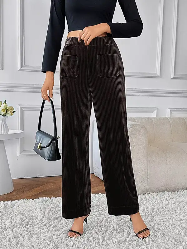 Everyday Wide Leg Trousers