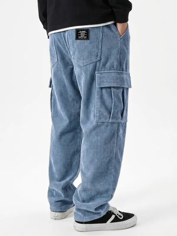 Soft Touch Corduroy Utility Pocket Pants