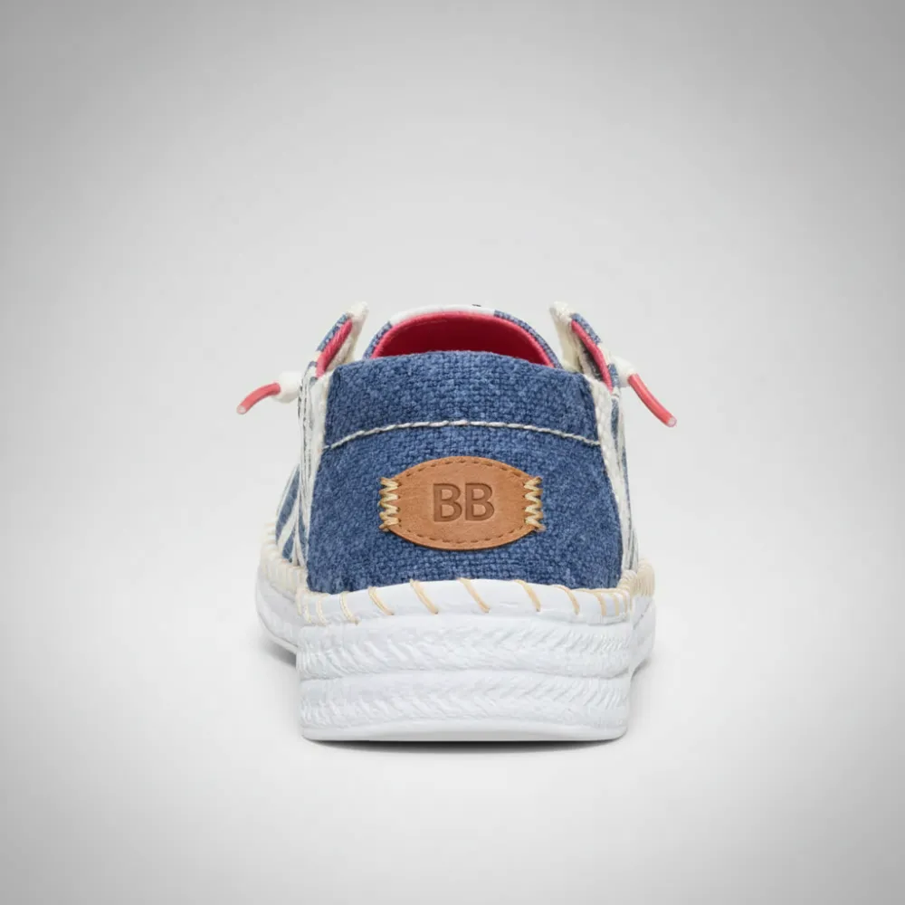 Espadrille Coast Striped Casual Wendy Shoes For Women