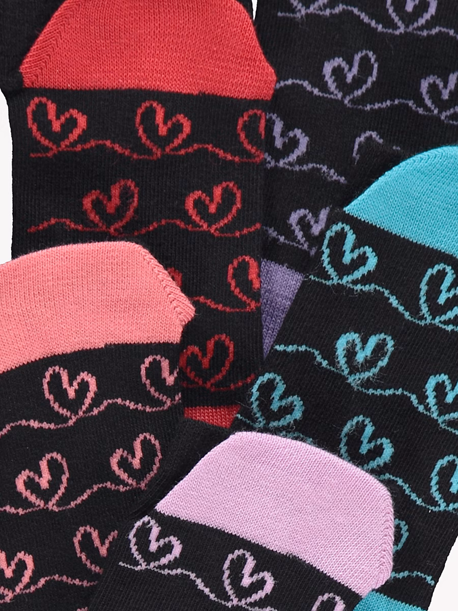 Heart Trainer Liner Socks 5 Pack detail 1