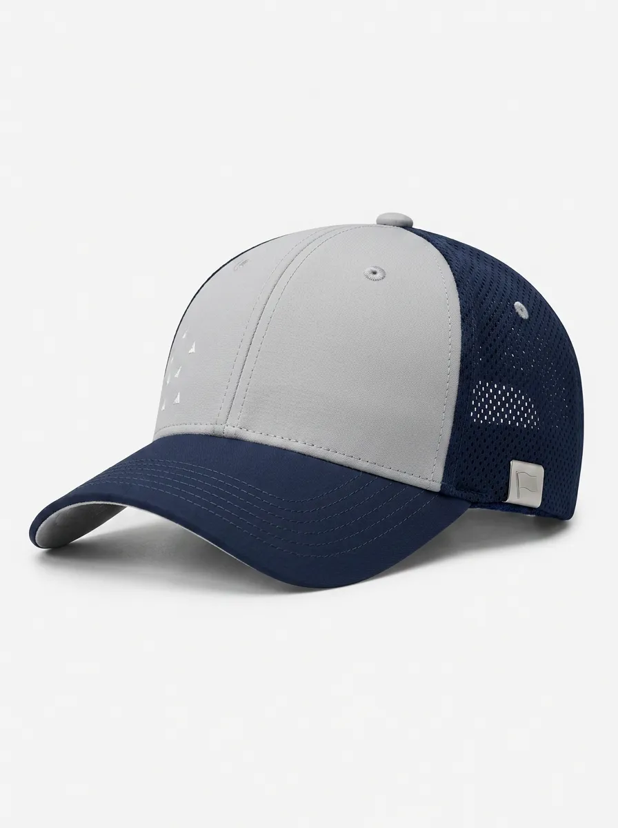 Unisex Equestrian Mesh Cap Featuring Horse Pattern Print