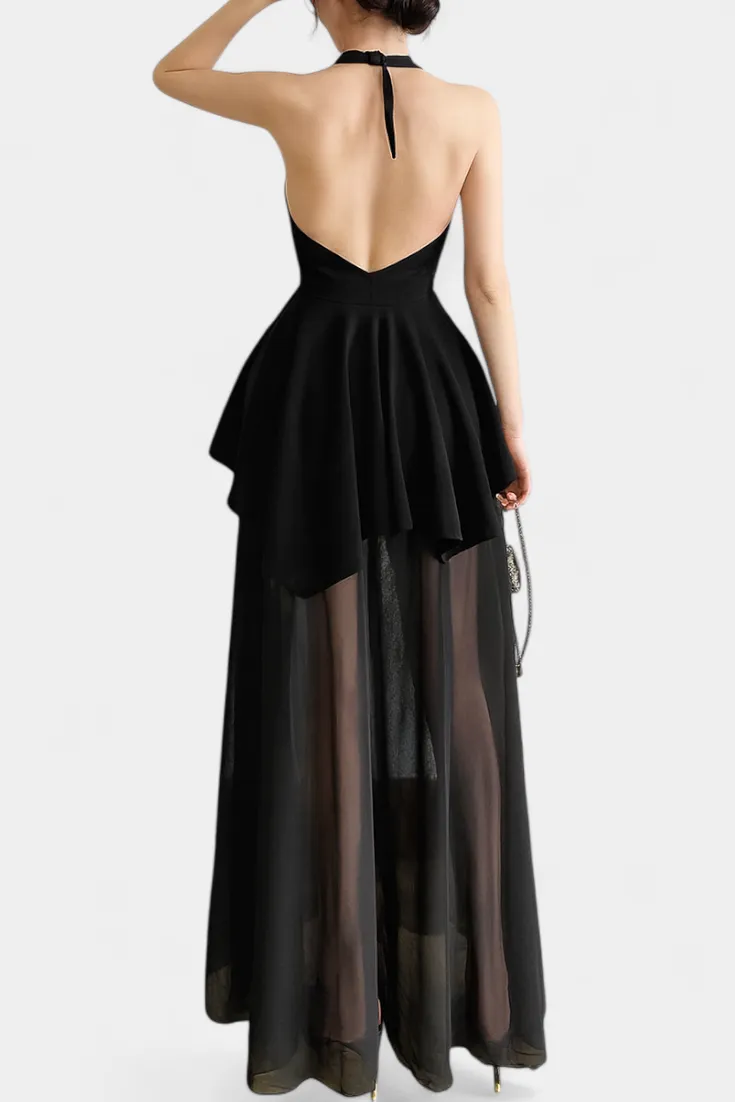Open-Back Casual Dress