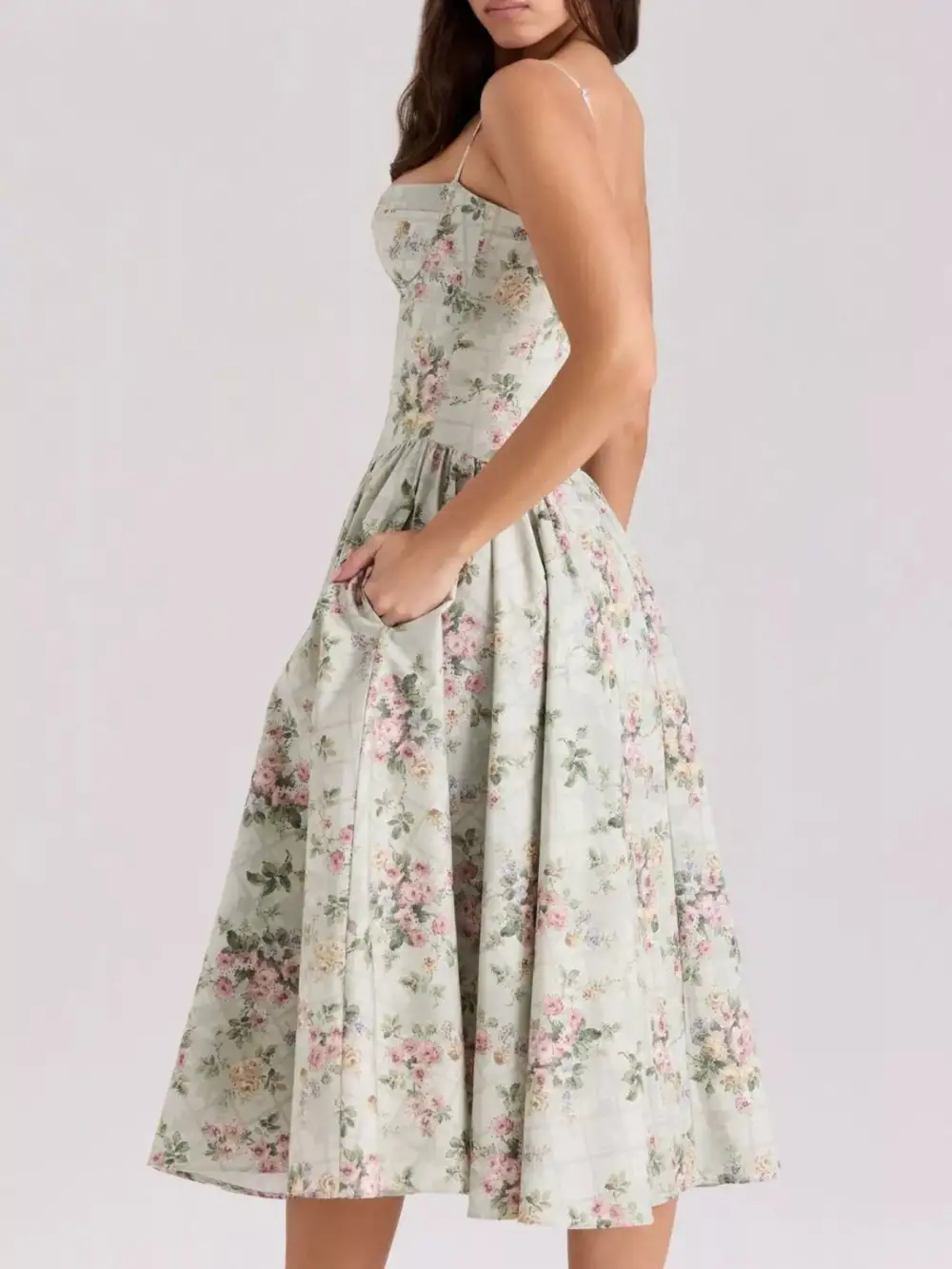 Easy Fit Sleeveless Midi Dress