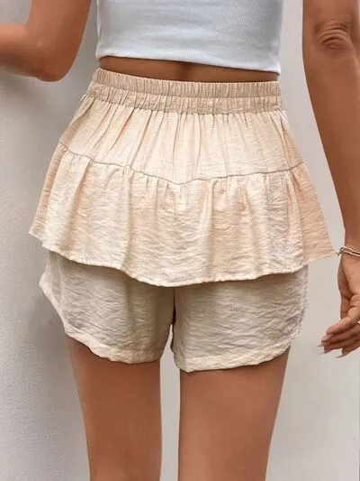 Layered High Waist Shorts