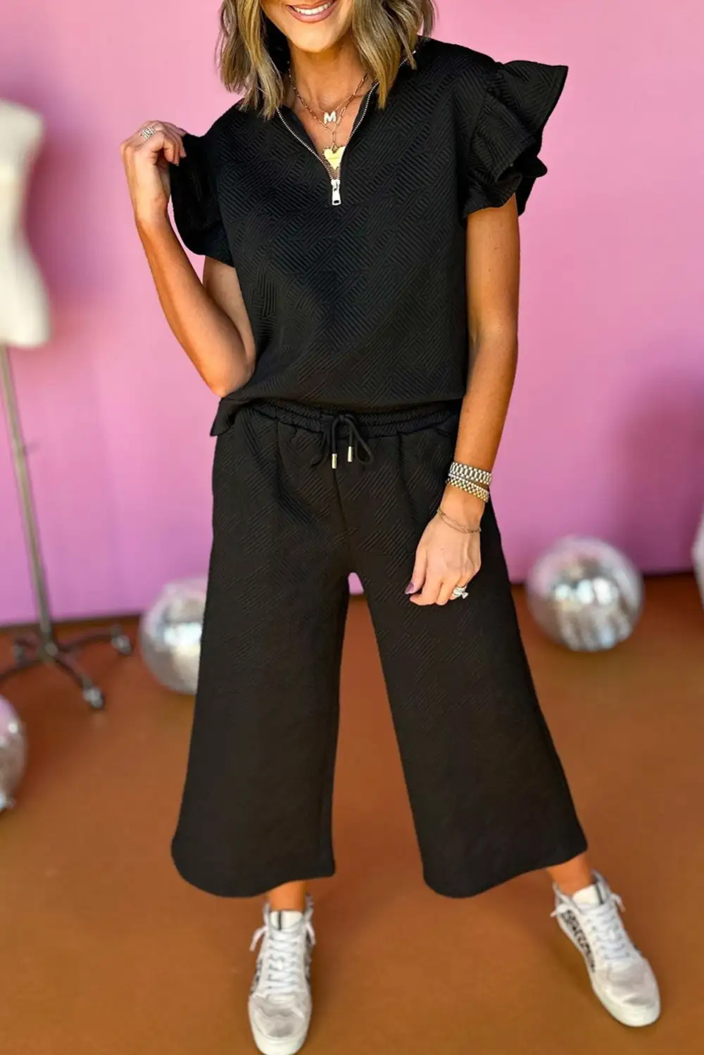 Sleeve Pants Soft Pants Lounge Set