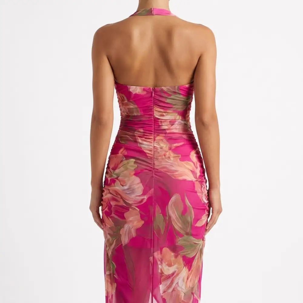 Classic Refined Women's Floral Midi Dress