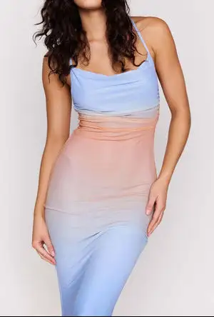 Mesh Maxi Easy Fit Dress